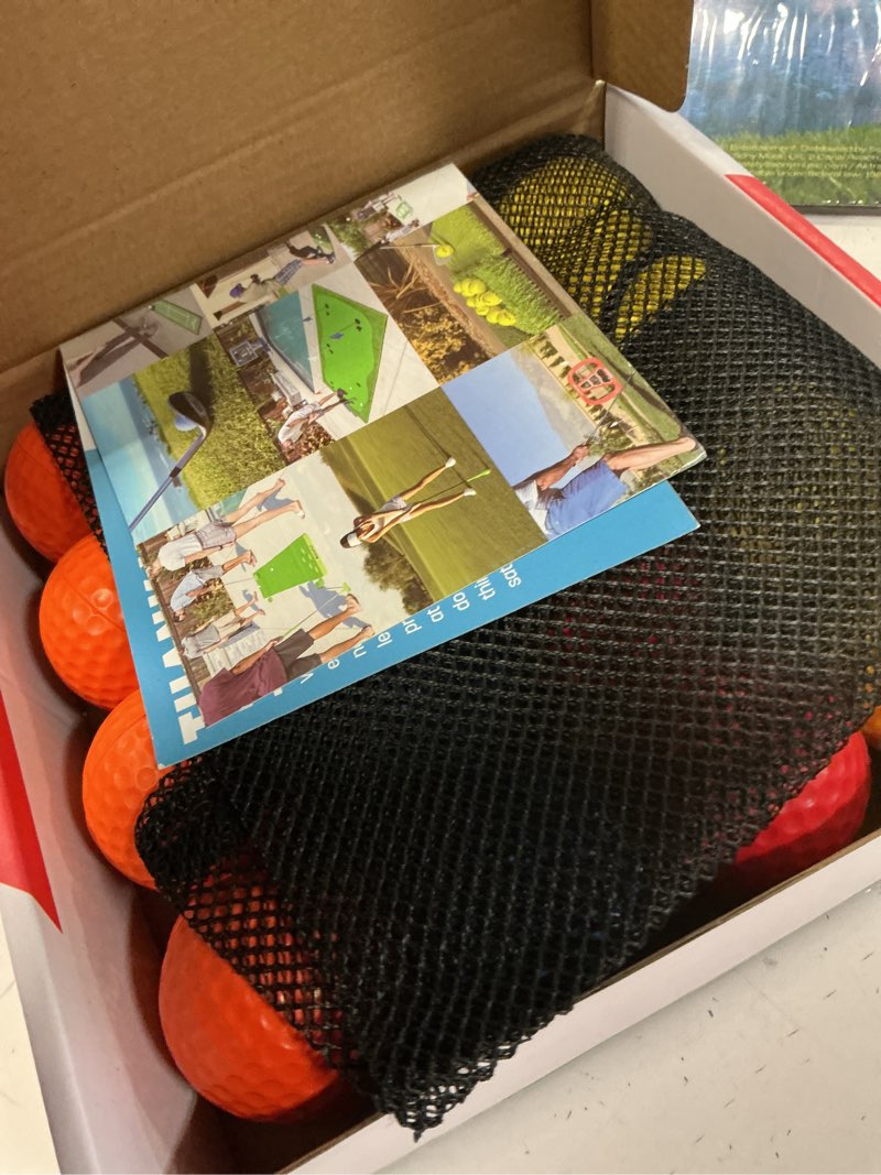 Condition photo showing Good Condition for gosports foam golf practice balls realistic feel and limited flight use indoors or outdoors