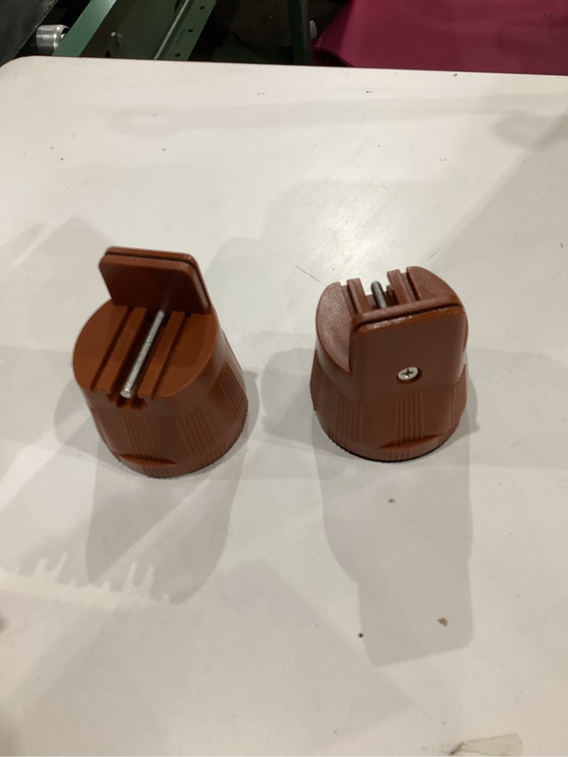 4 pack Bothyi Bed Furniture Riser Furniture Foot Pads Easy Installation Height Adjustable Nonslip Sofa Lift Riser Shockproof for Cabinets, Brown