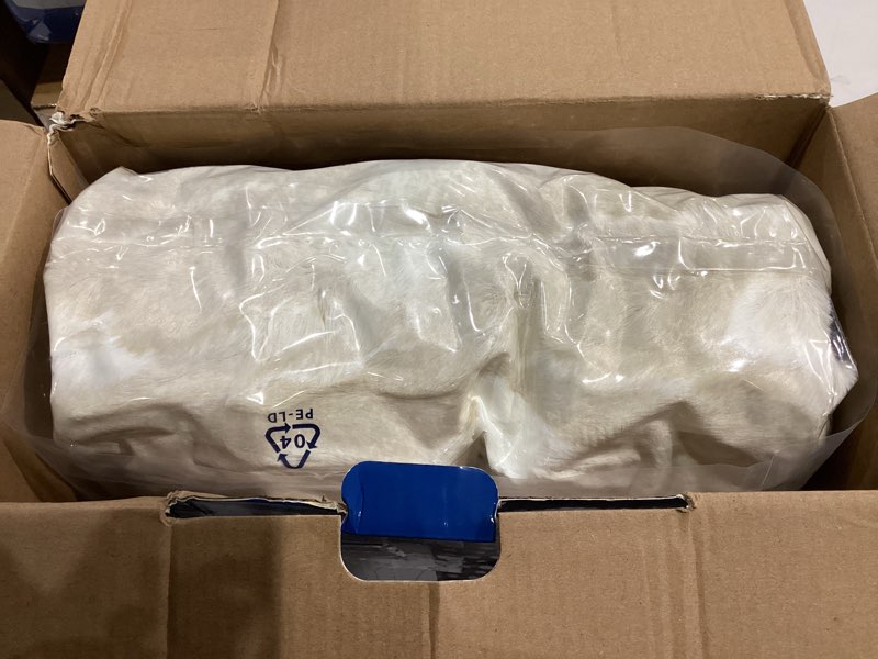 Condition photo showing New/Like New for Heated Throw Blanket Faux Fur & Sherpa, Safe Electric Blanket ETL & FCC Certified, Soft Warm 6 Heating Levels & 4 Hours Auto-Off, Machine Washable, 50"x60" Beige Throw Size 50"x60" Beige