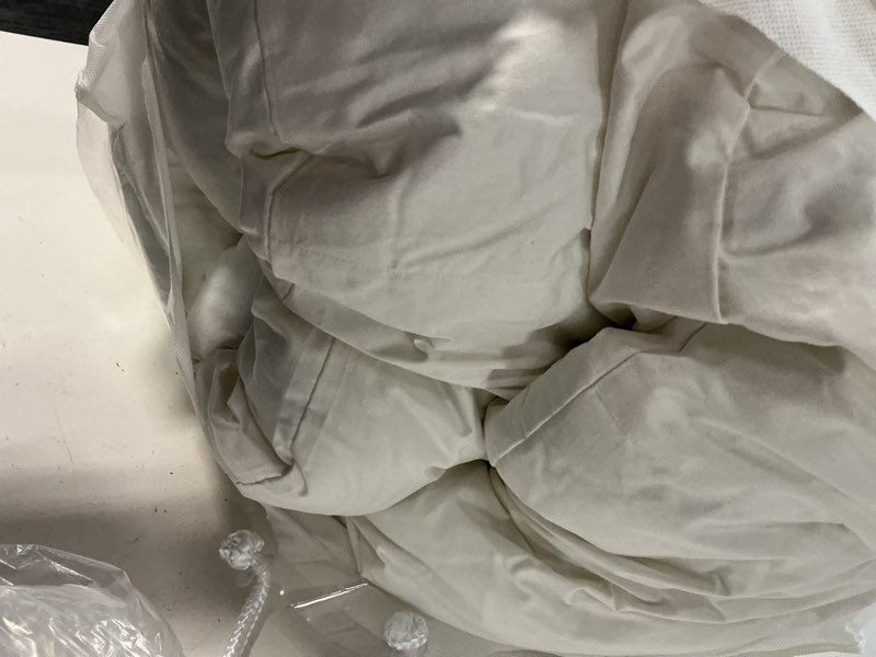 Condition photo showing Good Condition for premium down alternative mattress topper, king/cal king, white