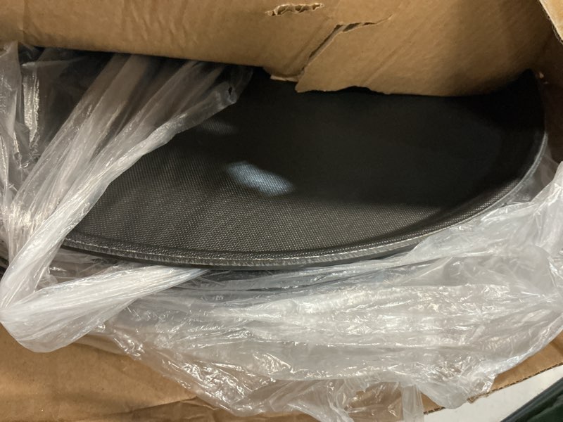 Condition photo showing Good Condition for 8 pcs 16 inch round serving trays restaurant serving trays plastic food drink serving tray non slip rubber lined black serving tray for party bar restaurant cocktail cafeteria