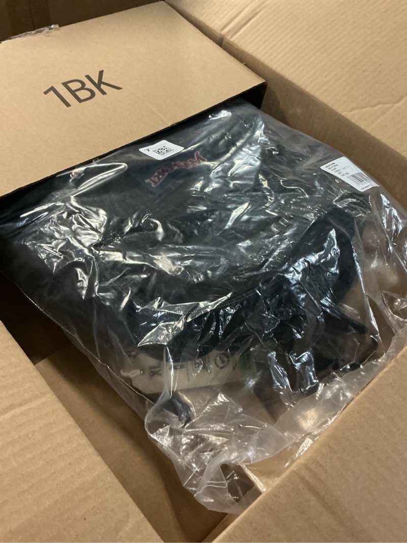 Condition photo showing Good Condition for (The color is black)JanSport Laptop Backpack - Computer Bag with 2 Compartments, Ergonomic Shoulder Straps, 15” Laptop Sleeve, Haul Handle - Black One Size Black