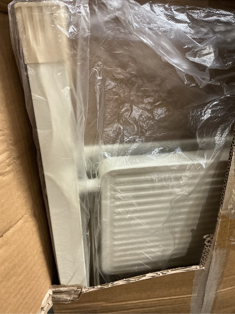 Condition photo showing Good Condition for 3 Step Ladder, Folding Step Stool with Wide Anti-Slip Pedal Sturdy Steel Ladder with Cushioned Handle for Adults Home (White)