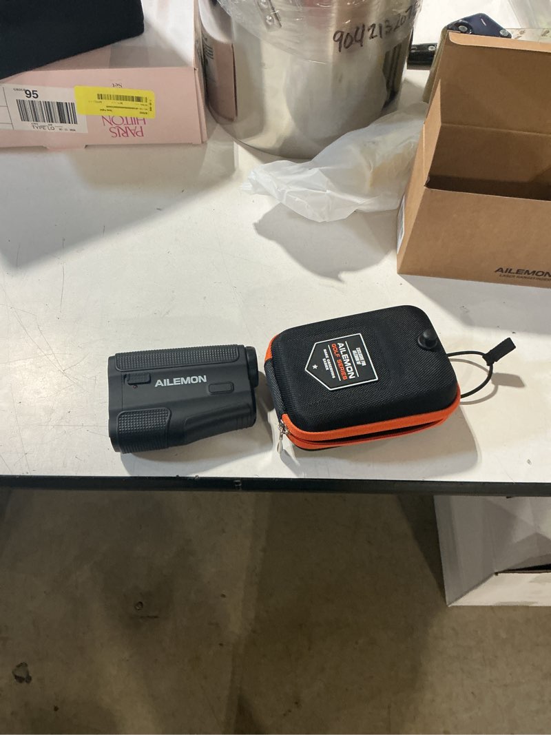 Condition photo showing Good Condition for ailemon golf rangefinder 900 yards laser range finder for hunting with horizontal distance, slope compensation al52