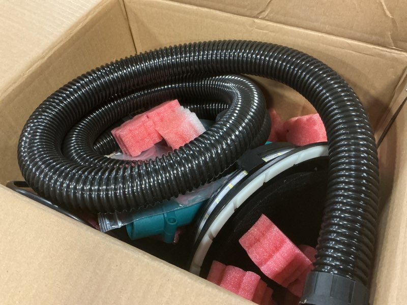 Condition photo showing Good Condition for Variable Speed Handheld Electric Drywall Sander with Automatic Vacuum System, Dust Hose and Collection Bag, Drywall Sander Machine with LED Light, 6pcs Sanding Discs and 130 inch Power Cord