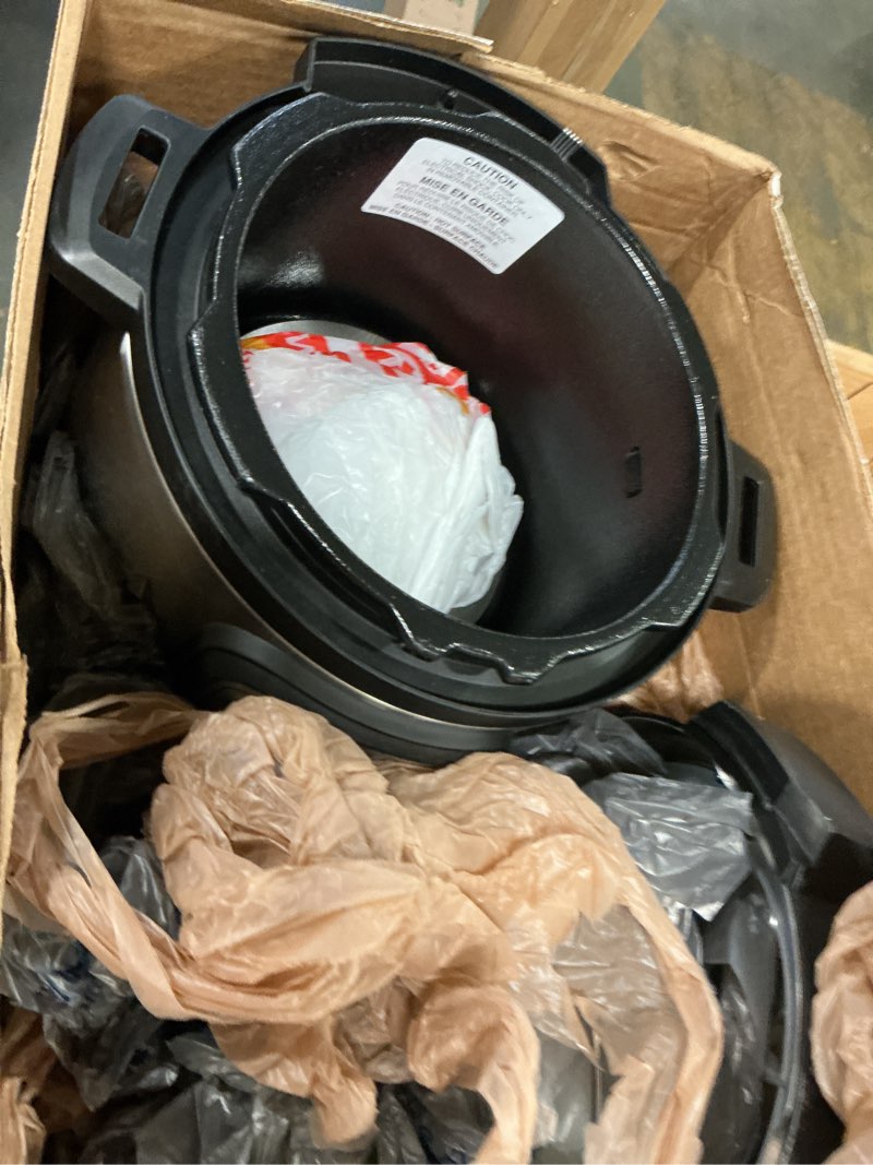 Condition photo showing As Is for Instant Pot Duo Mini 3-Quart, Electric Pressure Cooker, 7-in-1 Yogurt Maker, Food Steamer, Slow Cooker, Rice Cooker & More