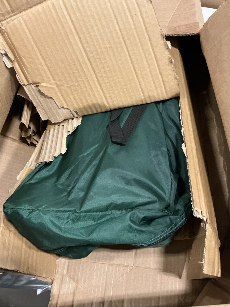 Condition photo showing As Is for poray large tunnel 8.2'x4' plant netting cover, 6ft tall crop cage tomato netting,pest guard cover for vegetables &fruits,durable gardening net for plant and animal 98*49*72 inches tunnel net