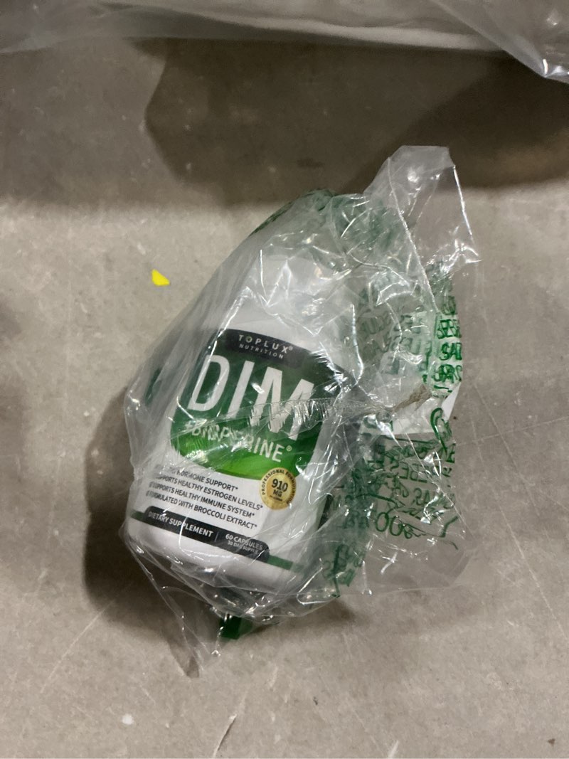Condition photo showing Good Condition for dim supplement 910 mg plus bioperine complex - diindolylmethane to support hormone balance and estrogen metabolism, helps with menopause acne pcos better skin bodybuilding, for men women, 60 capsules