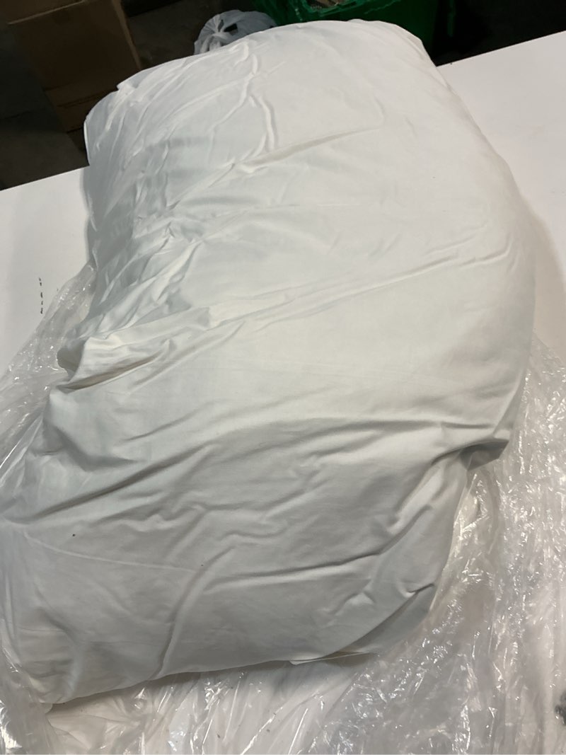 Condition photo showing As Is for quince luxe goose down pillow, king, soft/medium