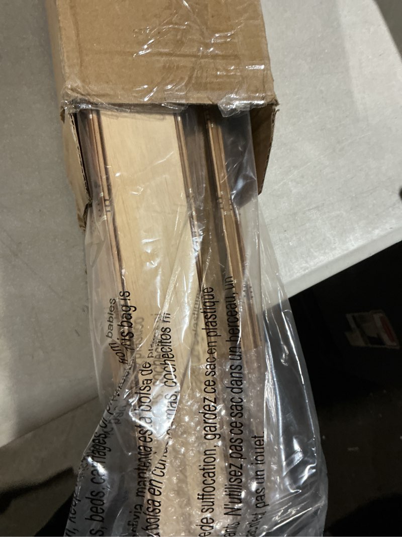 Condition photo showing Good Condition for LazBlinds No Tools No Drill Cordless Bamboo Roman Shades, Light Filtering Window Treatment, Roll Up Bamboo Blinds for Windows 31'' W x 48'' H, Brown Light Filtering-brown206 31" W x 48" H
