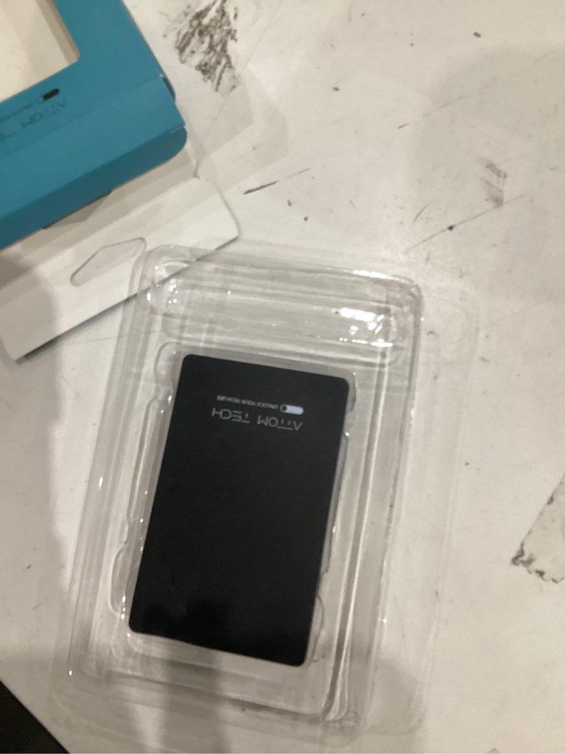 Condition photo showing Good Condition for dual usb output super slim power bank ultra thin, 3000mah portable charger mini external phone battery pack small dual outlet, emergency phone power backup (black)