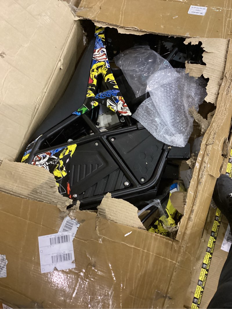 Condition photo showing As Is for Windone RM7 Electric Dirt Bike for Teens & Adults, 2200W Peak Ebike, 48V 22.5Ah, 37MPH & 45-Mile Electric Motorcycle, 14"/12" Off-Road Tire E-Bike, Dual Hydraulic Brakes, Full Suspension, Fit Age 13+ Plain / Graffiti