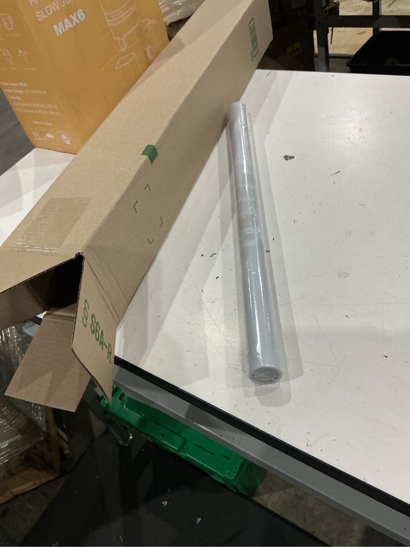 Condition photo showing New/Like New for rabbitgoo window privacy film frosted glass film, decorative cling uv sun blocking decals, frosting window clings for home bathroom door coverings, 23.6 x 78.7 inches clear 23.6" x 78.7"