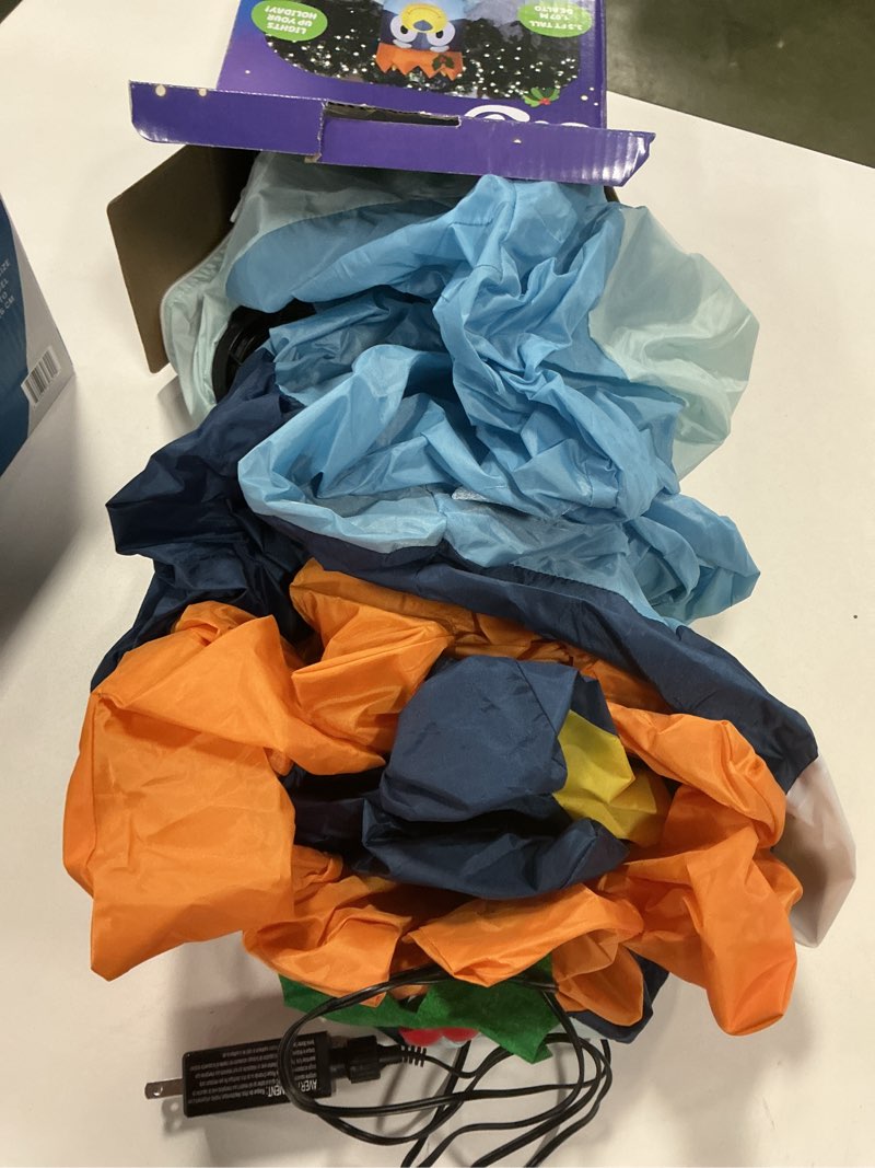 Condition photo showing As Is for Bluey 3.5ft Lighted Christmas Inflatable Yard Decor Gemmy