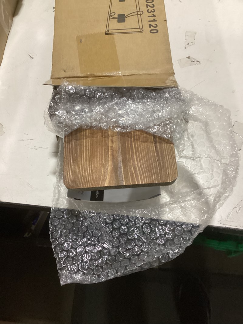 Condition photo showing Good Condition for HBCY Creations Rustic Coat Rack - Wall Mounted Whitewash 24" Entryway Coat Hooks - 5 Rustic Hooks, Solid Pine Wood. Perfect Touch for Your Entryway, Kitchen, Bathroom... (Whitewash) 24 inches - 5 Hooks 2- Whitewashed