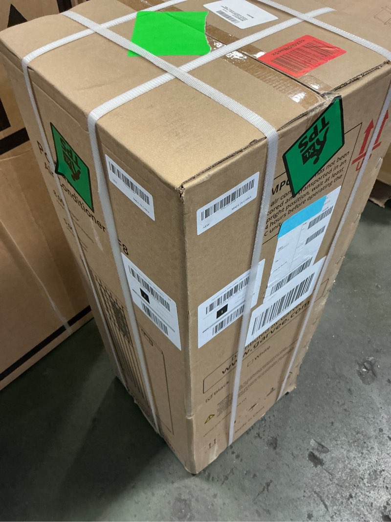 Condition photo showing New/Like New for 8000 BTU Portable Air Conditioner - Fast Cooling for Rooms Up to 350 Sq Ft | (AC, Dehumidifier, Fan, Sleep Mode) | Includes Remote & Window Venting Kit | Sleek Black Finish for Home/Office