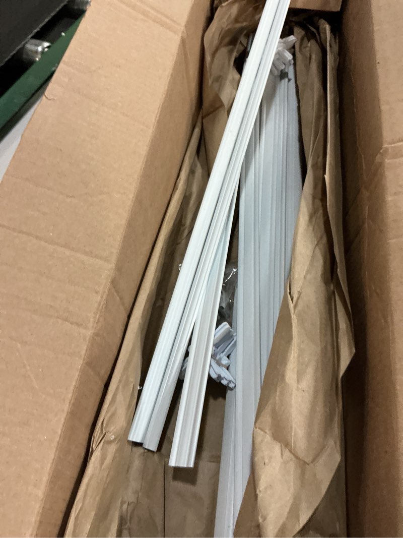 Condition photo showing Good Condition for 20 Pcs Window Glazing Vinyl-24 Inch Snap in Vinyl Window Glazing Bead-White Vinyl Window Trim for Home Commercial Single-Hung Windows Double-Hung Windows Frames Seal