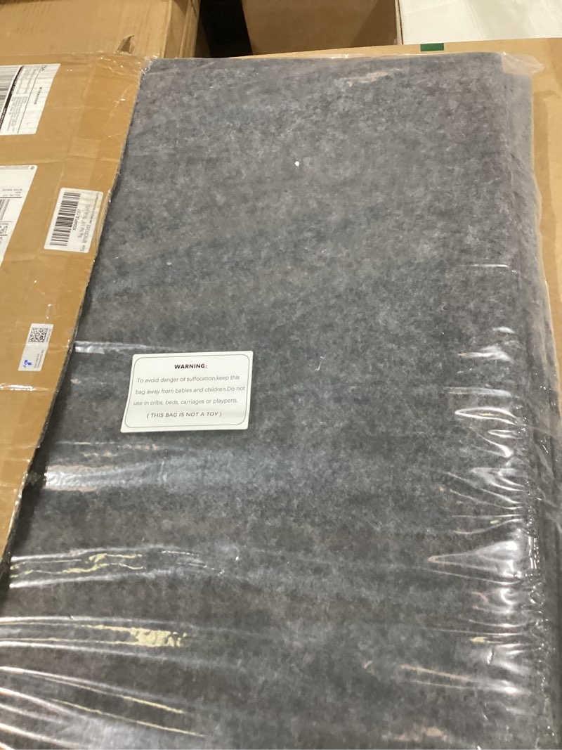 Condition photo showing Good Condition for veken non slip cushioned rug pad gripper 5 x 7 ft, felt and silicone backing, 1/4 inch thick carpet liner for hardwood floors and finishes, under area rugs anti skid mat, keep rugs safe and in place 5' x 7' (rectangular) 1/4" thick