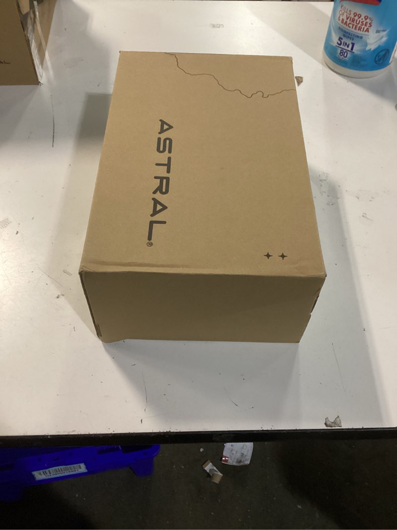 Condition photo showing New/Like New for (mens size 6) astral techyak trail shoes - men's & women's minimalist, lightweight outdoor sneaker for hiking & everyday wear