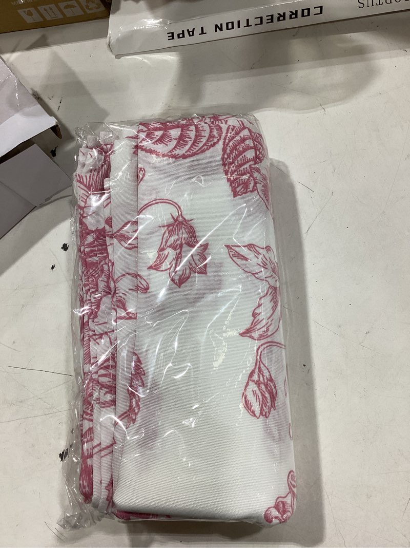 Condition photo showing New/Like New for 12 pcs floral cloth napkins 6 patterns washable dinner tea party napkins reusable plant flowers square napkin cotton towel decorative for summer wildflower party(pink floral) pink floral 12