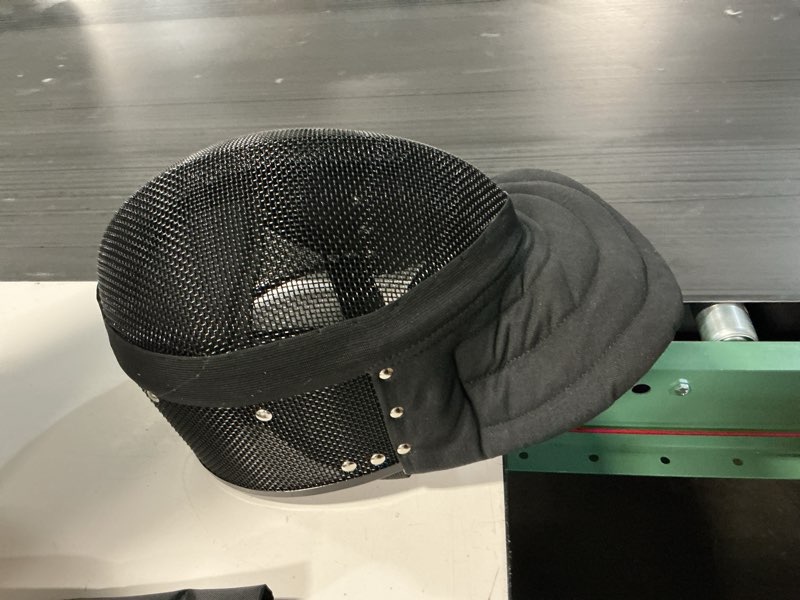 Condition photo showing Good Condition for fencing coaches helmet 350n fencing coaches hat fencing training equipment (thickness : fixed lining, size : large)