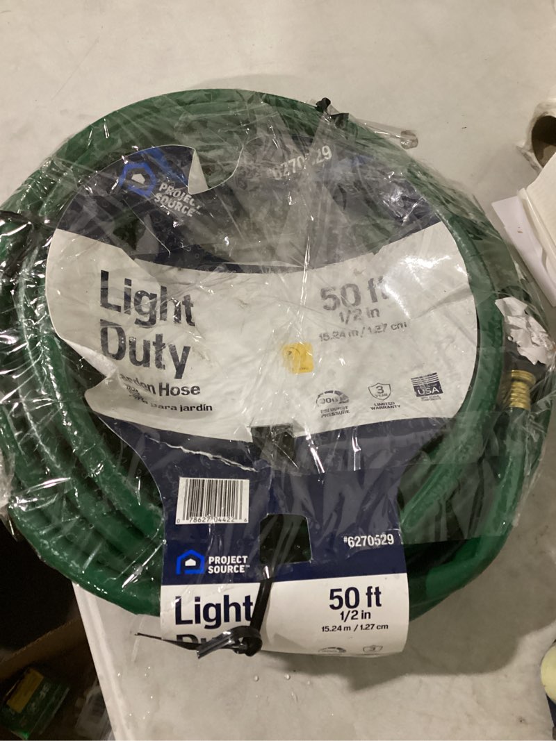 Condition photo showing Good Condition for project source 1/2-in x 50-ft light vinyl green hose