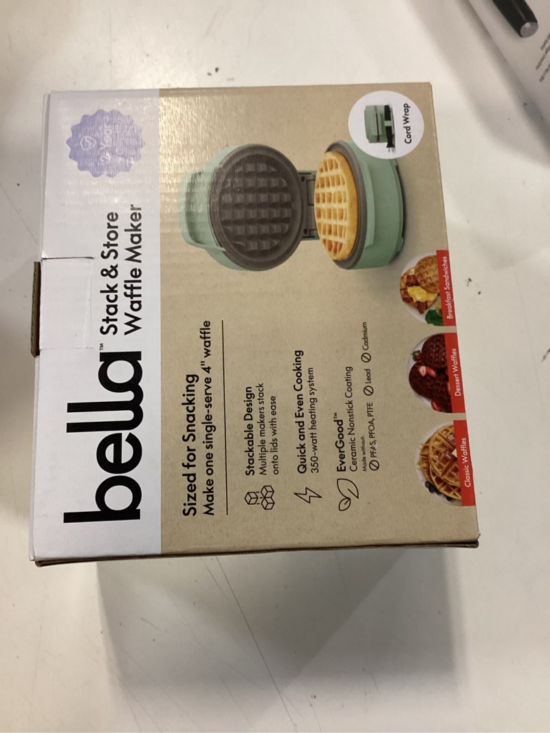 Condition photo showing New/Like New for bella snack-n-store mini maker, surf