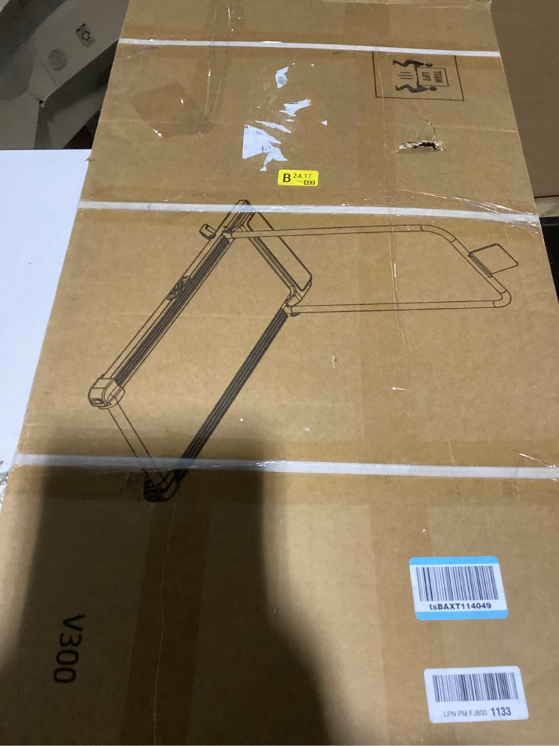 Condition photo showing New/Like New for KASSADIN Walking Pad with Handle Bar, 2026 Upgrade Portable Small Treadmill with Handles for Home Small, 3.0HP Under Desk Walking Pad Treadmill with Incline, 0.6-7.6MPH, 350LBS Black-3