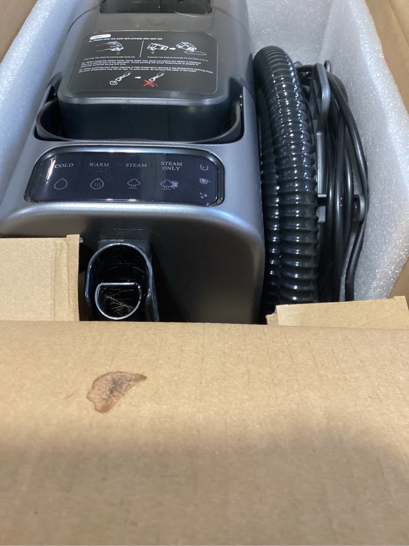 Condition photo showing Good Condition for Portable Carpet Cleaner Machine with Steam and Heating Techology,18Kpa Powerful Suction with Versatile Tools for Pets, Couch,Spot Cleaner for Stairs/Furniture/Rug(Gray)