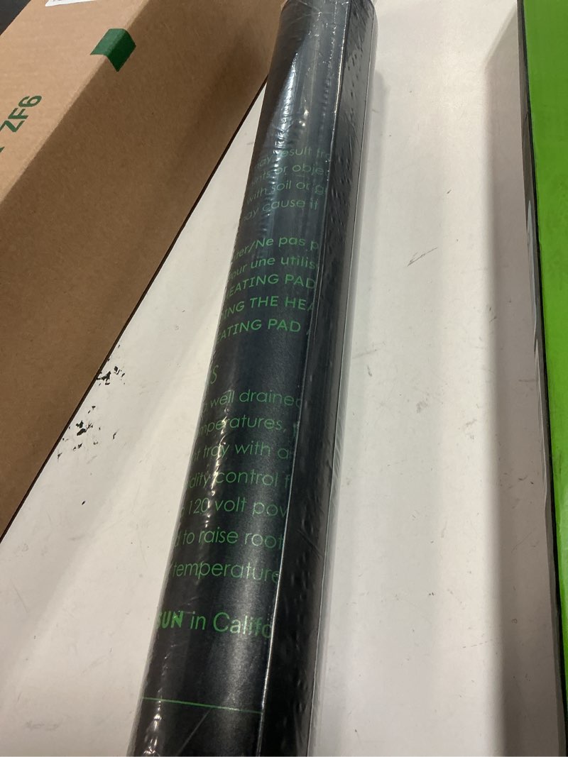 Condition photo showing Good Condition for vivosun durable waterproof seedling heat mat 48" x 20.75" ul & met-certified warm hydroponic heating pad for germination, indoor gardening, greenhouse 48"x20.75"