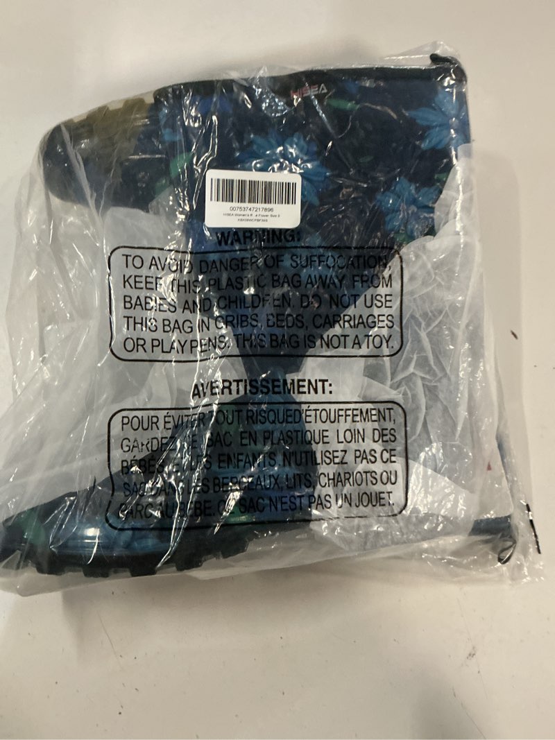 Condition photo showing New/Like New for smilin women s rain boots  waterproof non-slip high ankle garden boots?blue floral  size 9