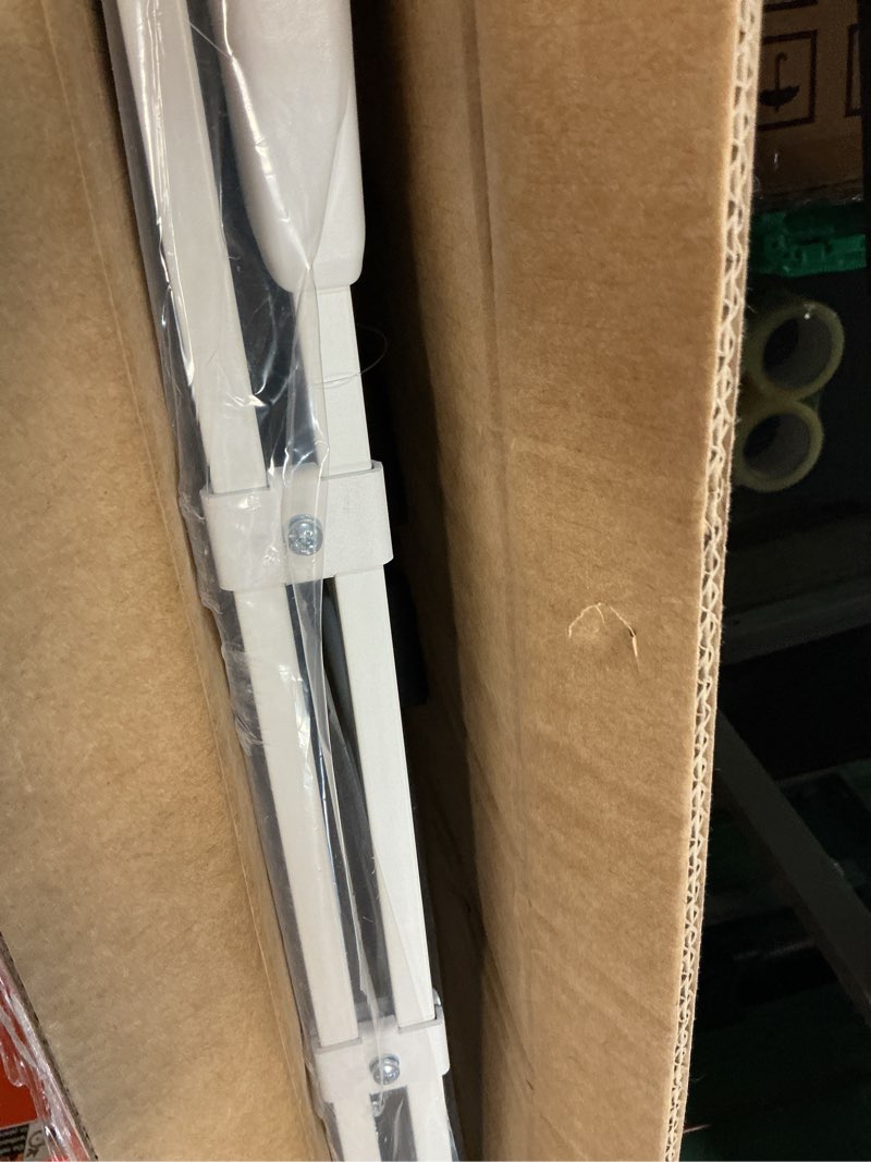 Condition photo showing Good Condition for babelio baby gate for stairs & doorways, 26-43" w 34" h extra tall| no bottom bar| easy installation| one-handed operation| auto-close| hardware mount (drill needed) safety dog/pet gate indoor (white) white - b17 34" h, 26-43" w-standard
