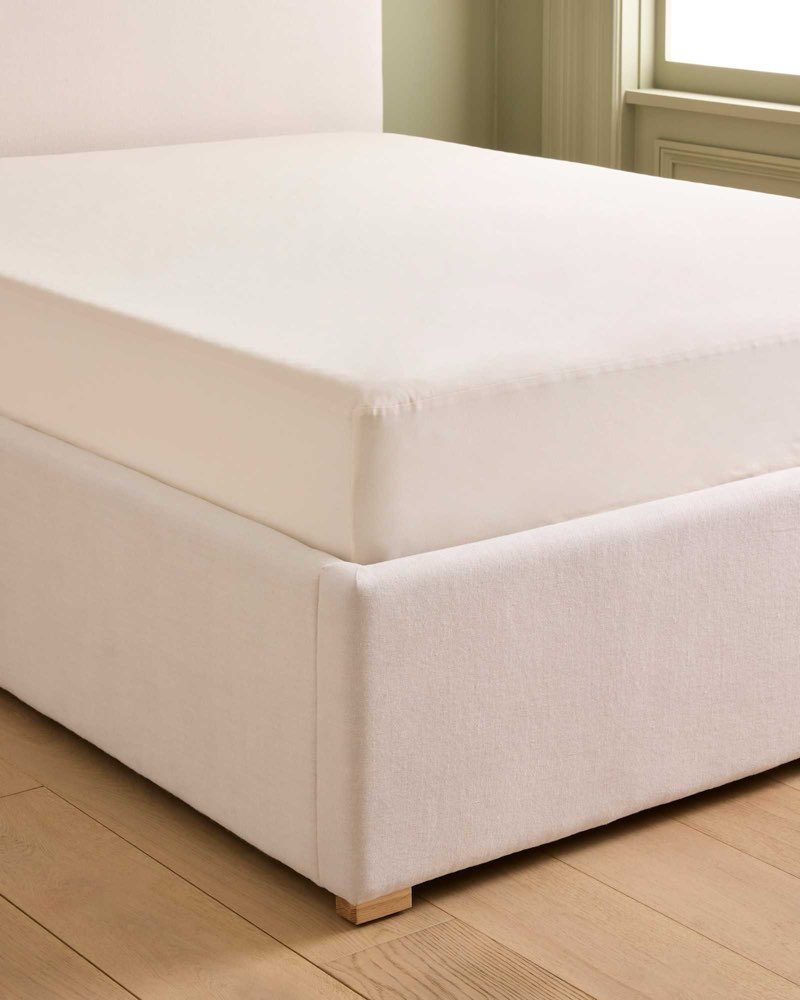 Organic Waterproof Mattress Protector, King, Natural