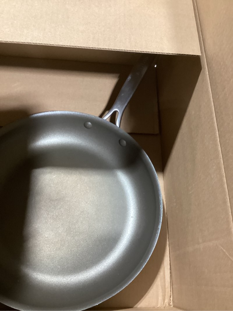 Condition photo showing As Is for Anolon Achieve Hard Anodized Nonstick Frying Pan/Skillet, 10 Inch, Cream