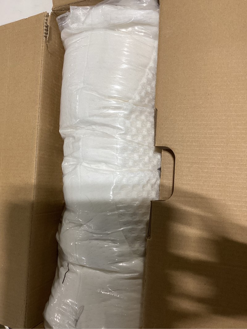 Condition photo showing Good Condition for ultra pain relief cooling pillow for neck support, adjustable cervical pillow cozy sleeping, odorless ergonomic contour memory foam pillows, orthopedic bed pillow for side back stomach sleeper white queen