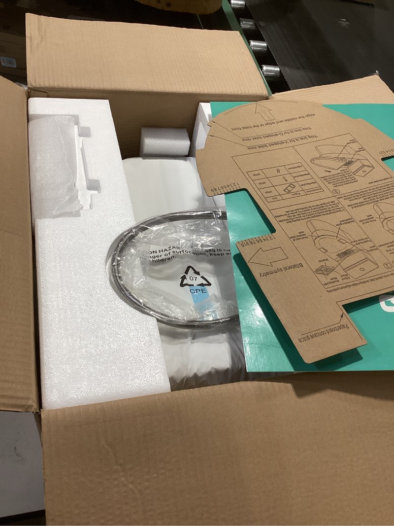 Condition photo showing New/Like New for Tadashi Bidet Toilet Seat Elongated, Heated Toilet Seat, Instant Warm Water & Dryer, Feminine & Rear Wash, Self-Clean Nozzle, Slow Close Lid, Child/ECO/Silent Mode Smart luxury style