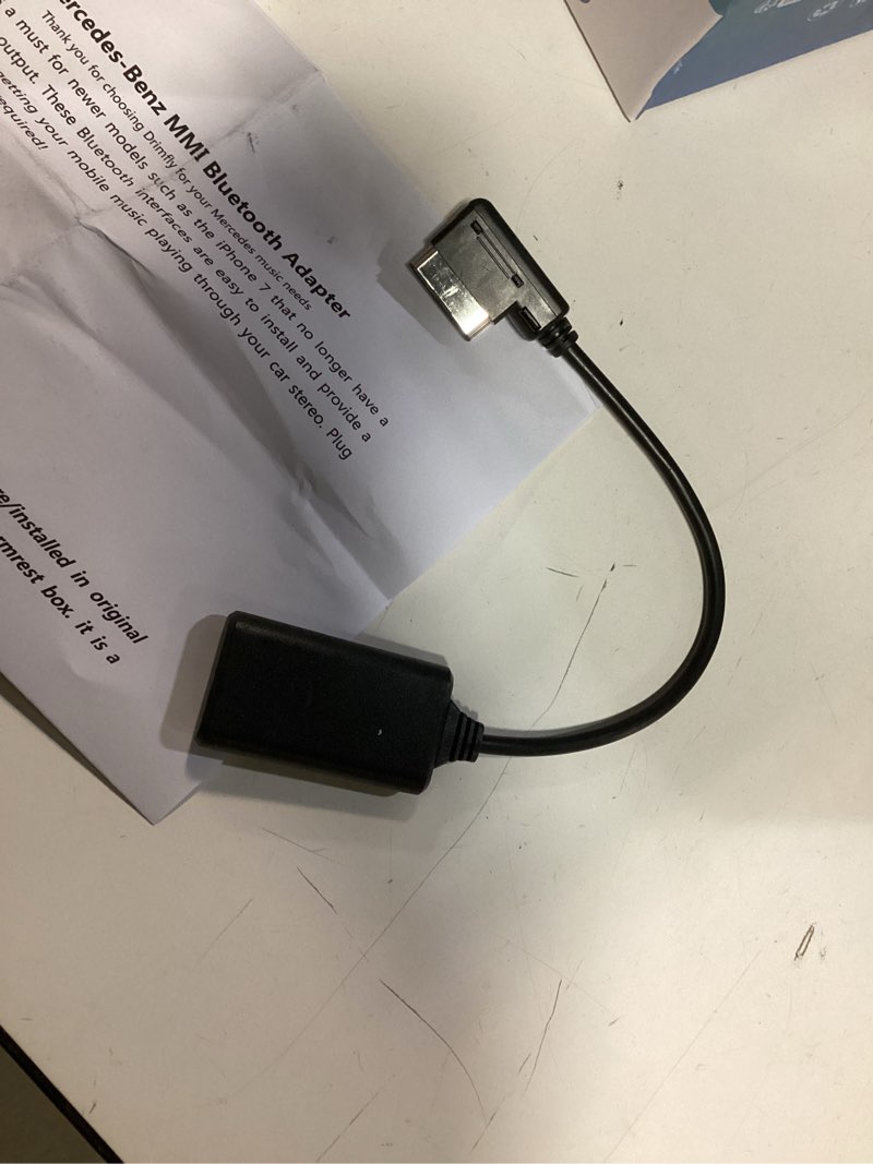 Condition photo showing Good Condition for Bluetooth Car kit for Mercedes-Benz,Media Interface AUX Wireless Adator,Compatible with iPhone Android Smartphones,Works with Mercedes Equipped with MMI Rectangular Socket ONLY
