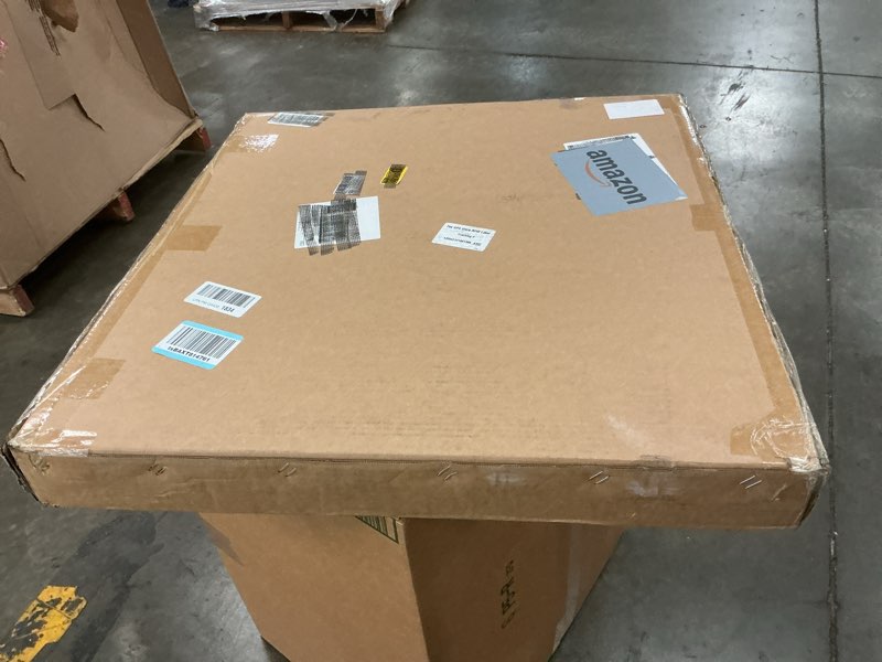 Condition photo showing As Is for 304 stainless steel washing machine drain pan, 27x25 inch leak-proof pan for under washer & dishwasher, floor protection tray to prevent water damage 27" x 25"