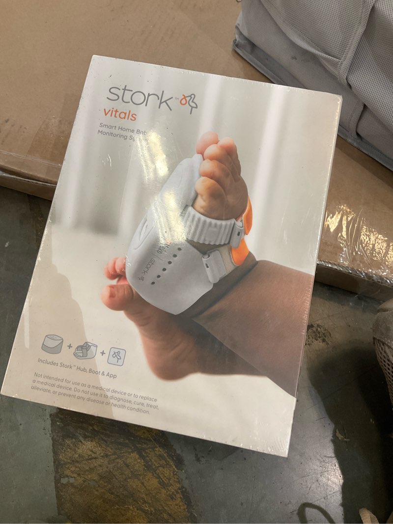 Condition photo showing Good Condition for masimo - stork vitals baby monitoring system with smart hub and boot with built-in blood oxygen and pulse rate sensor - white