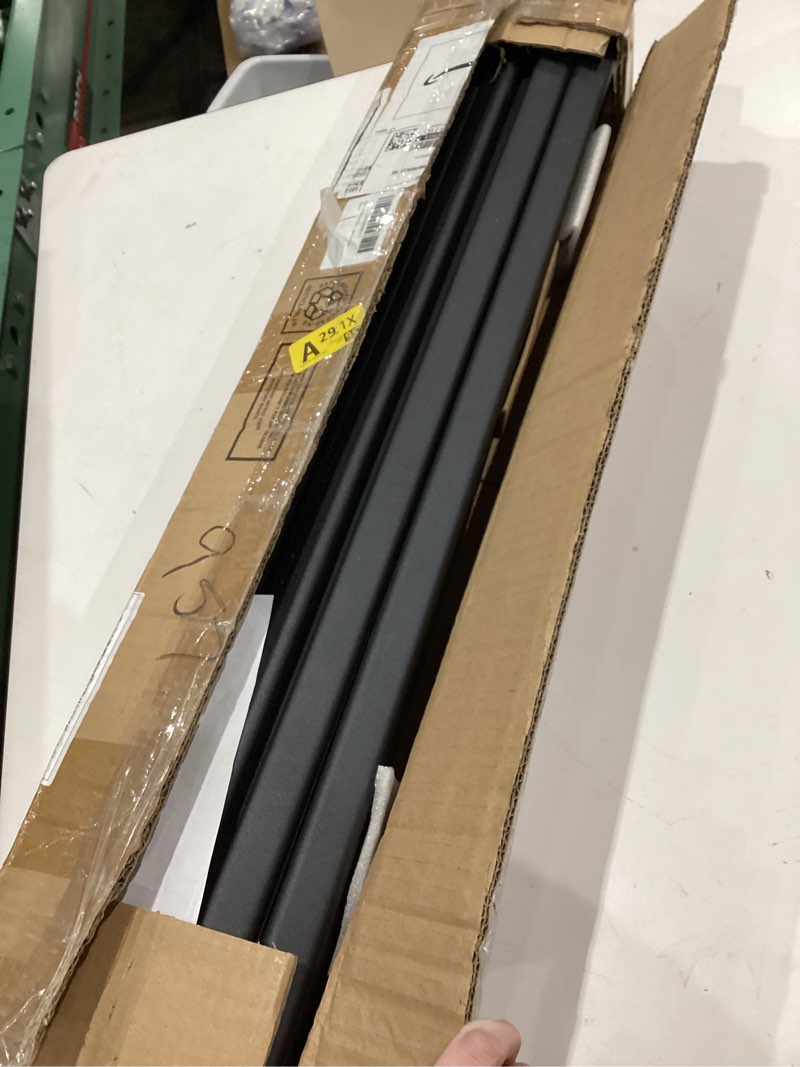 Condition photo showing Good Condition for 25 pack deck railing 26" deck balusters for deck systems, black hollow metal spindles for stair railing and porch railing, indoor outdoor use (1.5mm thick)