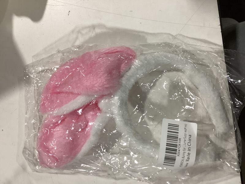 Condition photo showing As Is for YOWOCAL Bunny Ear Headband Headwear Pink