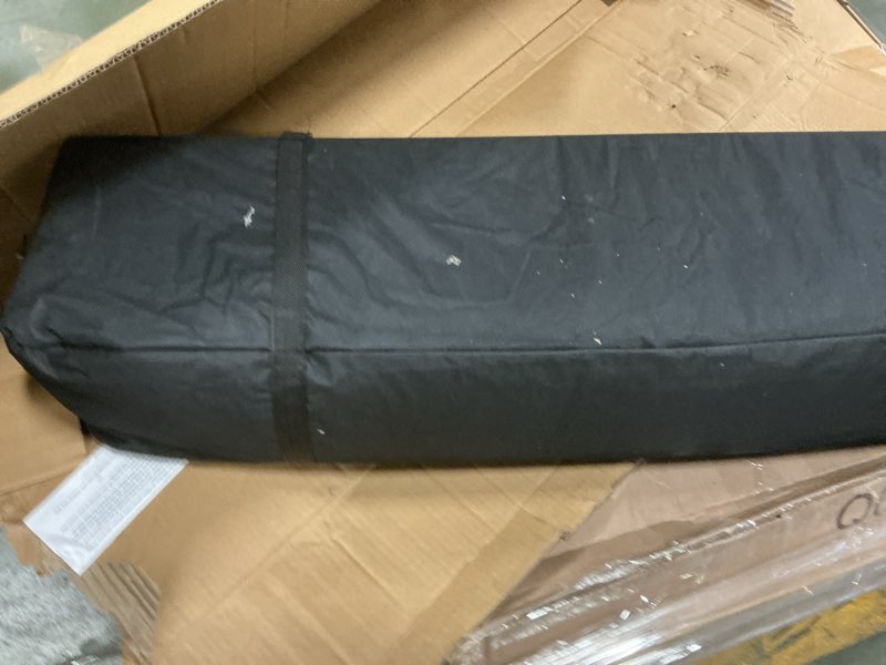 Condition photo showing As Is for OASISHOME Pop-up Gazebo Instant Portable Canopy Tent 10'x10', Bag, for Patio/Outdoor/Wedding Parties and Events (White, 10x10) White 10X10