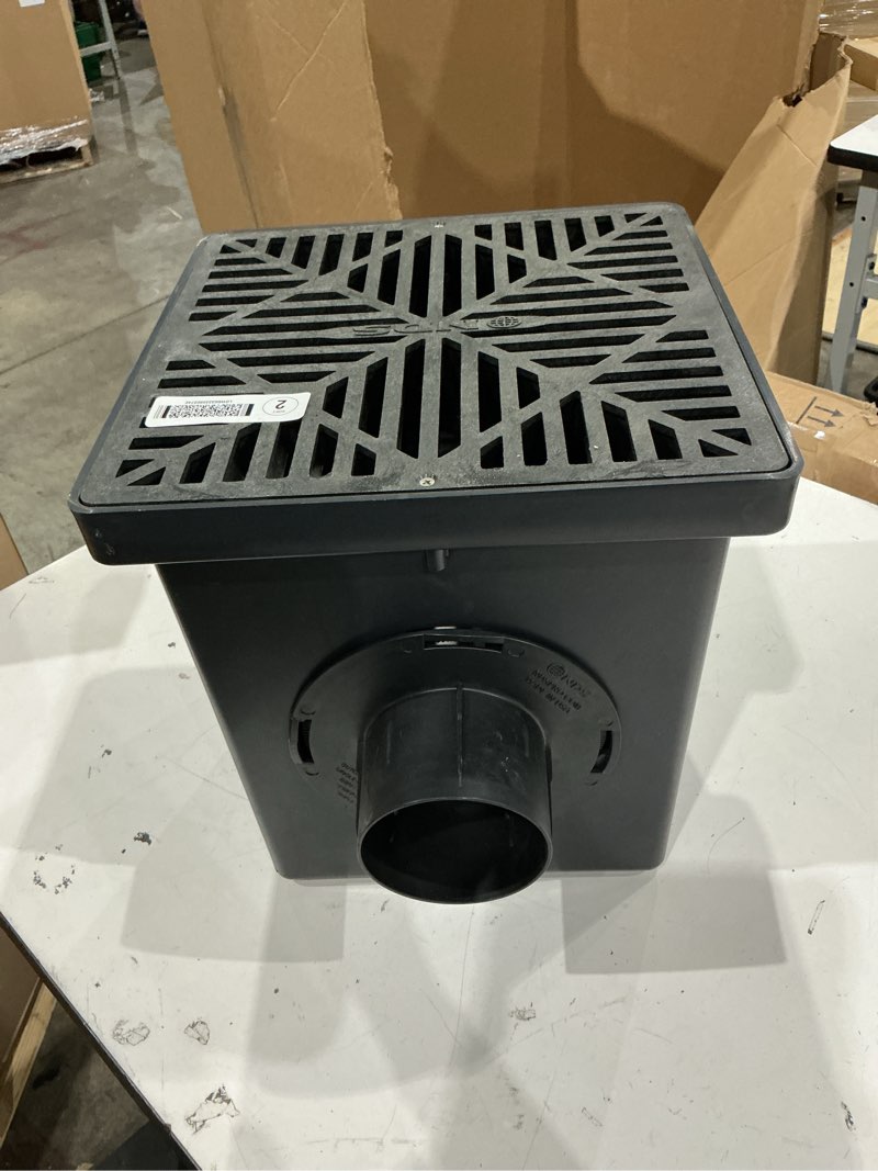 Condition photo showing Good Condition for 12 in. x 12 in. drainage catch basin, 2 opening kit