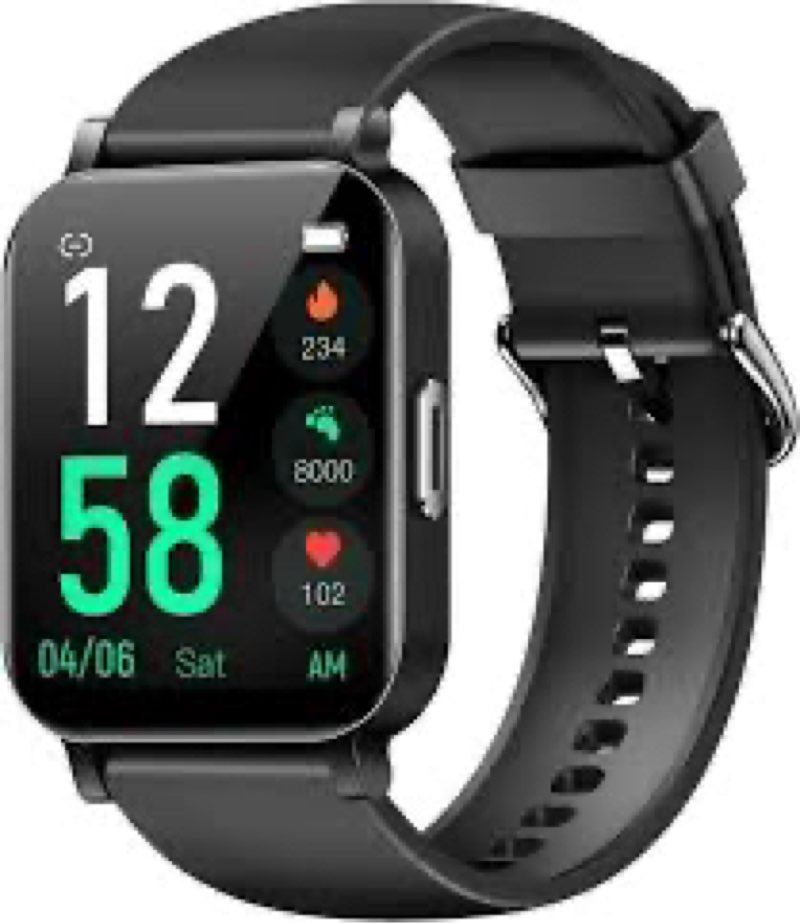 Smart Watch for Women Fitness Tracker: Gold Smart Watches for Women Digital Mens Watches Make/Answer Call Waterproof Running Smartwatch Android and iOS iPhone Compatible Heart Rate Monitor (black) 