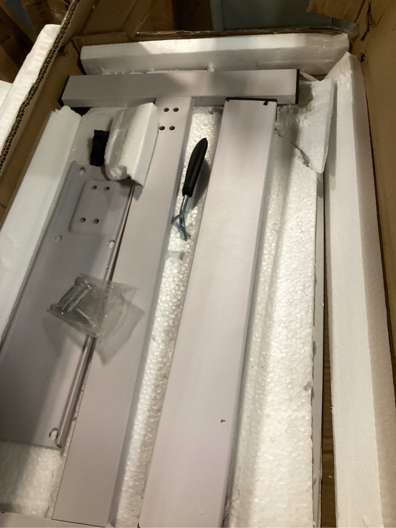 NIUTN Overbed Bedside Table with Wheels, Adjustable Hospital Over Bed Table, Rolling Laptop Table, M