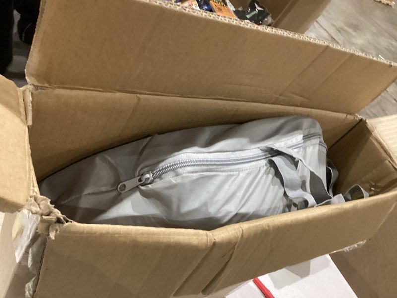 Condition photo showing As Is for Single Person Sauna, Portable Steam Sauna Full Body, Newly Upgraded Large Space Sauna, Quick-Folding Sauna Spa Tent Portable blue tent