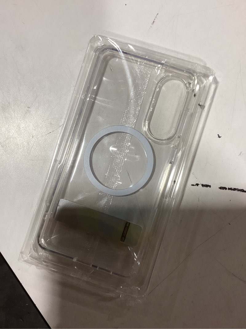 Condition photo showing New/Like New for SPIDERCASE Magnetic for Samsung Galaxy S25 Edge Case, [3 Stand Ways][ Military Grade Drop Protection] with Invisible Stand Shockproof Slim Case for S25 Edge 5G,Clear Clear S25 Edge