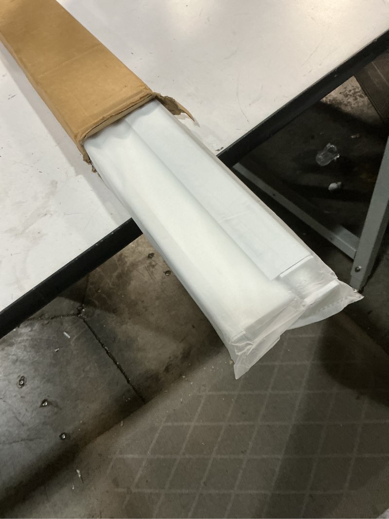 Condition photo showing Good Condition for aosky no tools no drill cordless cellular shades blinds for indoor windows, light filtering thermal insulated honeycomb window blinds shades for living room bedroom, 55" w x 64" h, white 55"w x 64"h light filtering-white