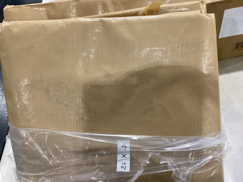 Condition photo showing Good Condition for winter gazebo cover for 10x12 outdoor hardtop gazebos, waterproof enclosed canopy protective covers gazebo accessories with 4 sand bags beige 10*12ft