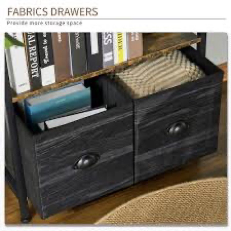 Navaris Set of 6 Storage Box Cubes - Black Fabric Drawer Organisers - Space Saving Cube Boxes - Soft, Foldable, Collapsible Shelf Unit Cubes Ideal for Living Room & Bedroom Shelves